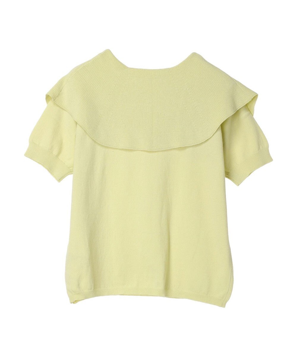 CRAFT STANDARD BOUTIQUE ＢＩＧカラー半袖ニットプルオーバー 