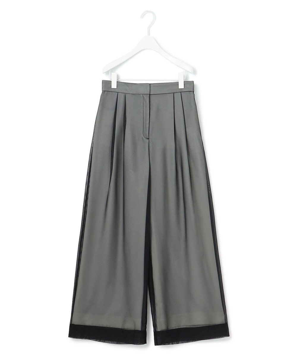 ICB L 【洗える】 シアーレイヤードパンツ 