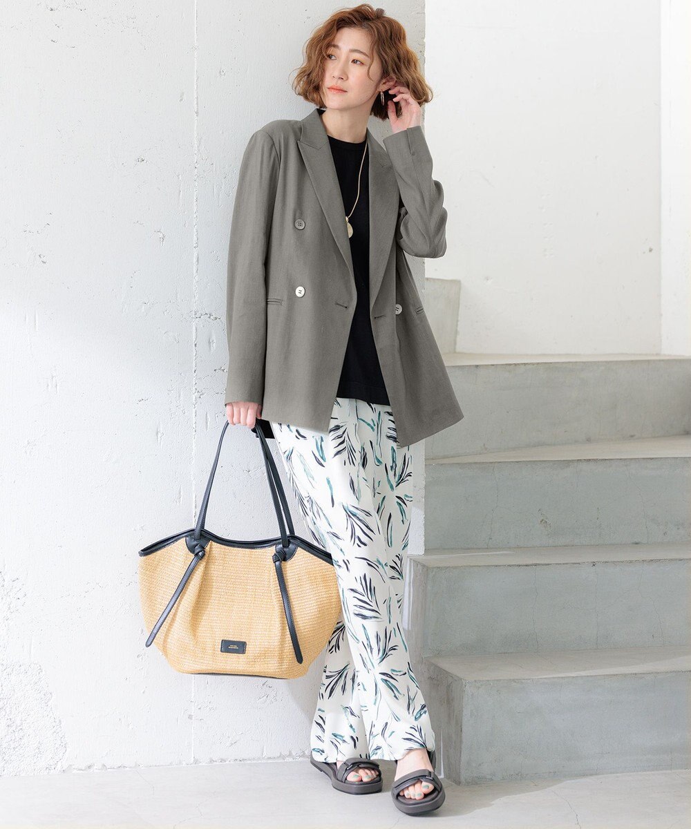 23区 【CLASSY.6月号掲載】雑材ミドル トートバッグ 