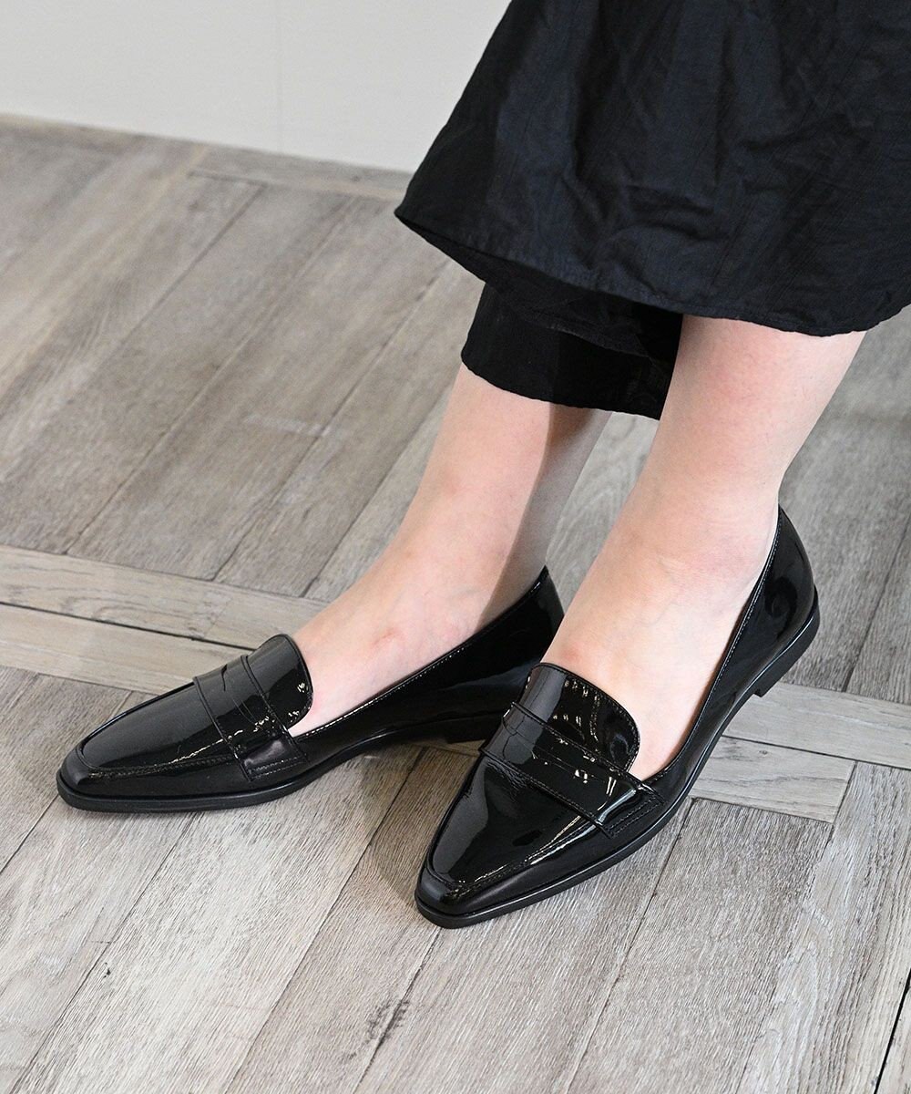 APOM 日本製 晴雨兼用スクエアトゥコインローファー15＜CRAHUG限定＞ 