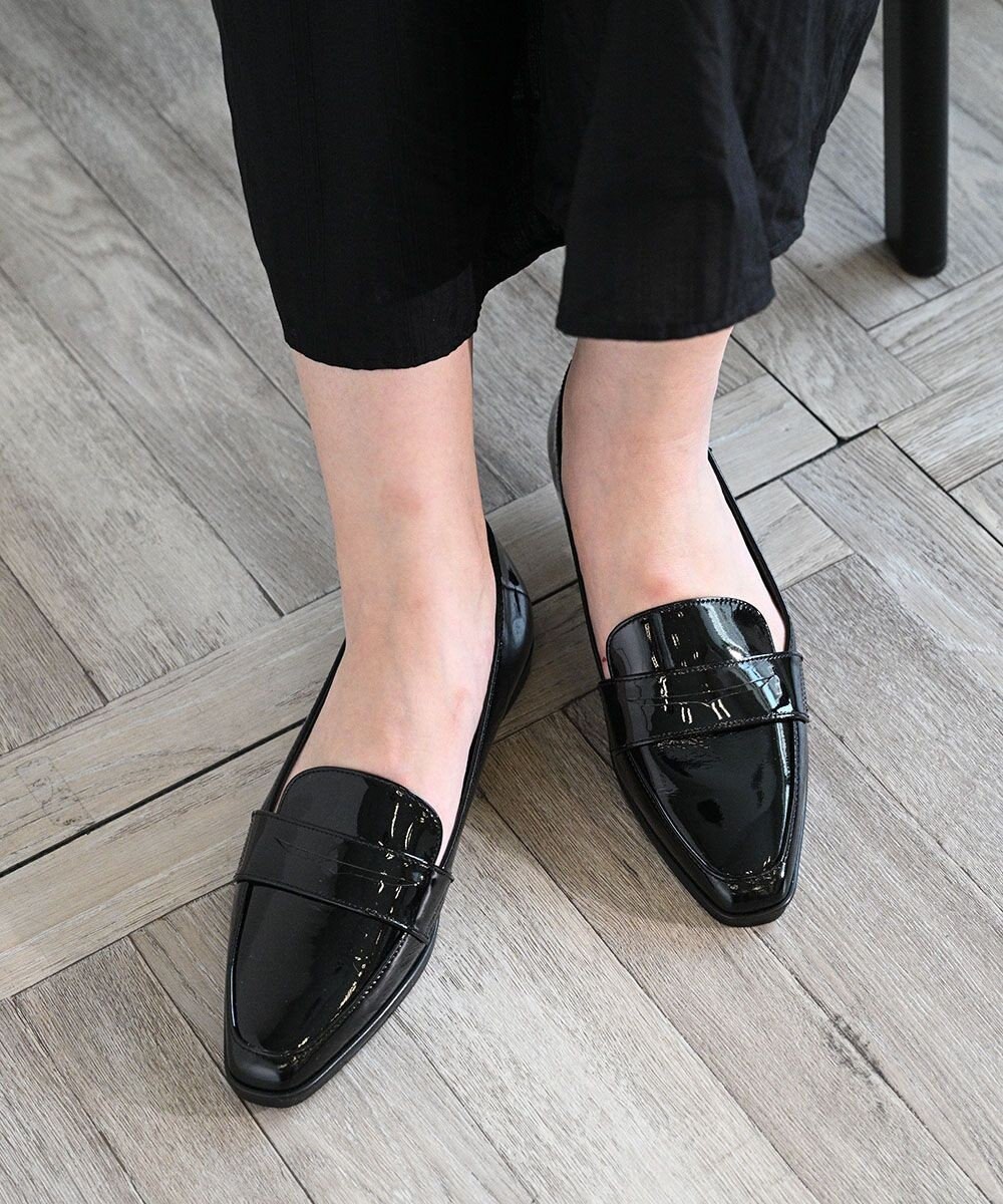 APOM 日本製 晴雨兼用スクエアトゥコインローファー15＜CRAHUG限定＞ 