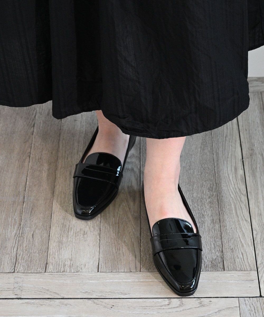 APOM 日本製 晴雨兼用スクエアトゥコインローファー15＜CRAHUG限定＞ 