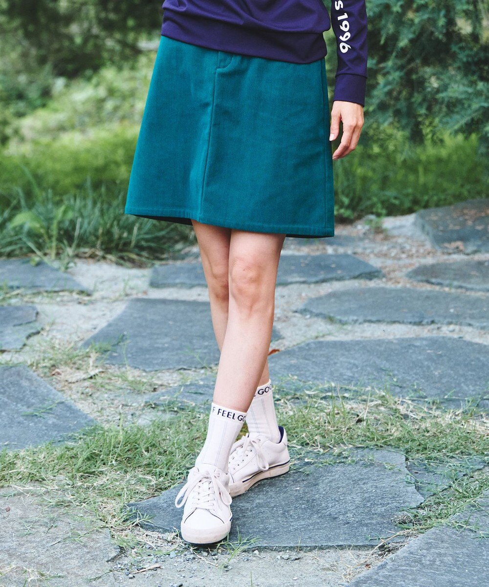 23区GOLF 【WOMEN】【EC限定】コーデュロイスカート 