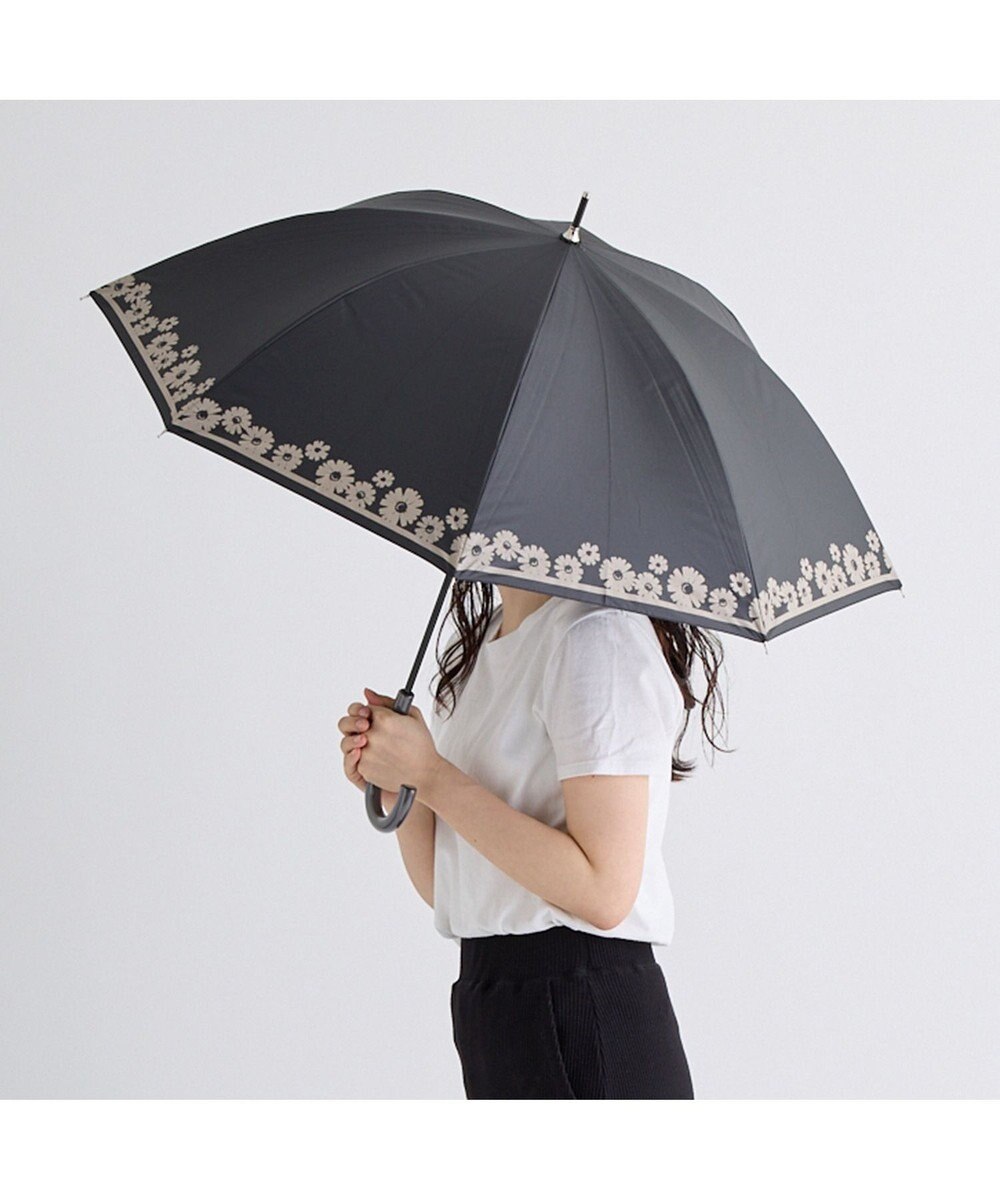 MOONBAT 晴雨兼用日傘 長傘 マーガレット／遮光 遮熱 UV 