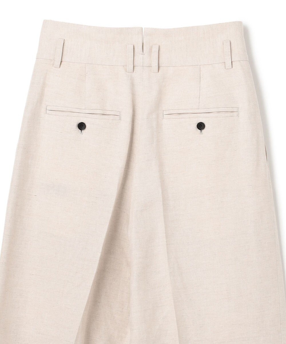 uncrave リヨセルライトリネン ワイドトラウザー 