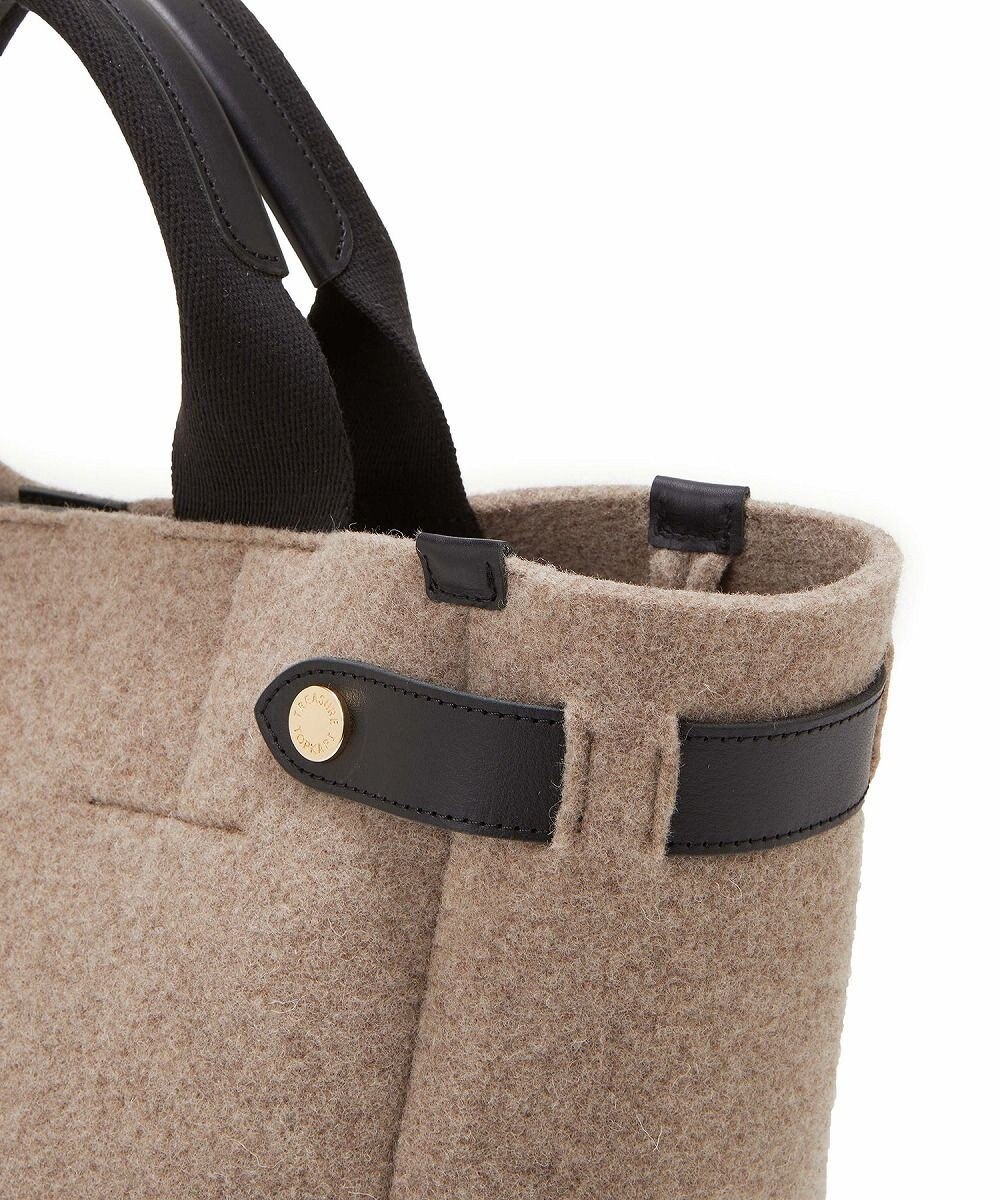 TOPKAPI 【TREASURE TOPKAPI】イタリアンフェルト サイドベルト トートバッグ 