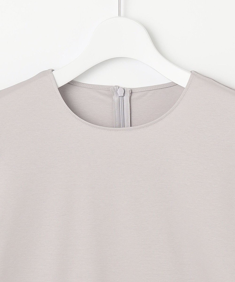 自由区 L スムースコンビ ボリューム袖カットソー 