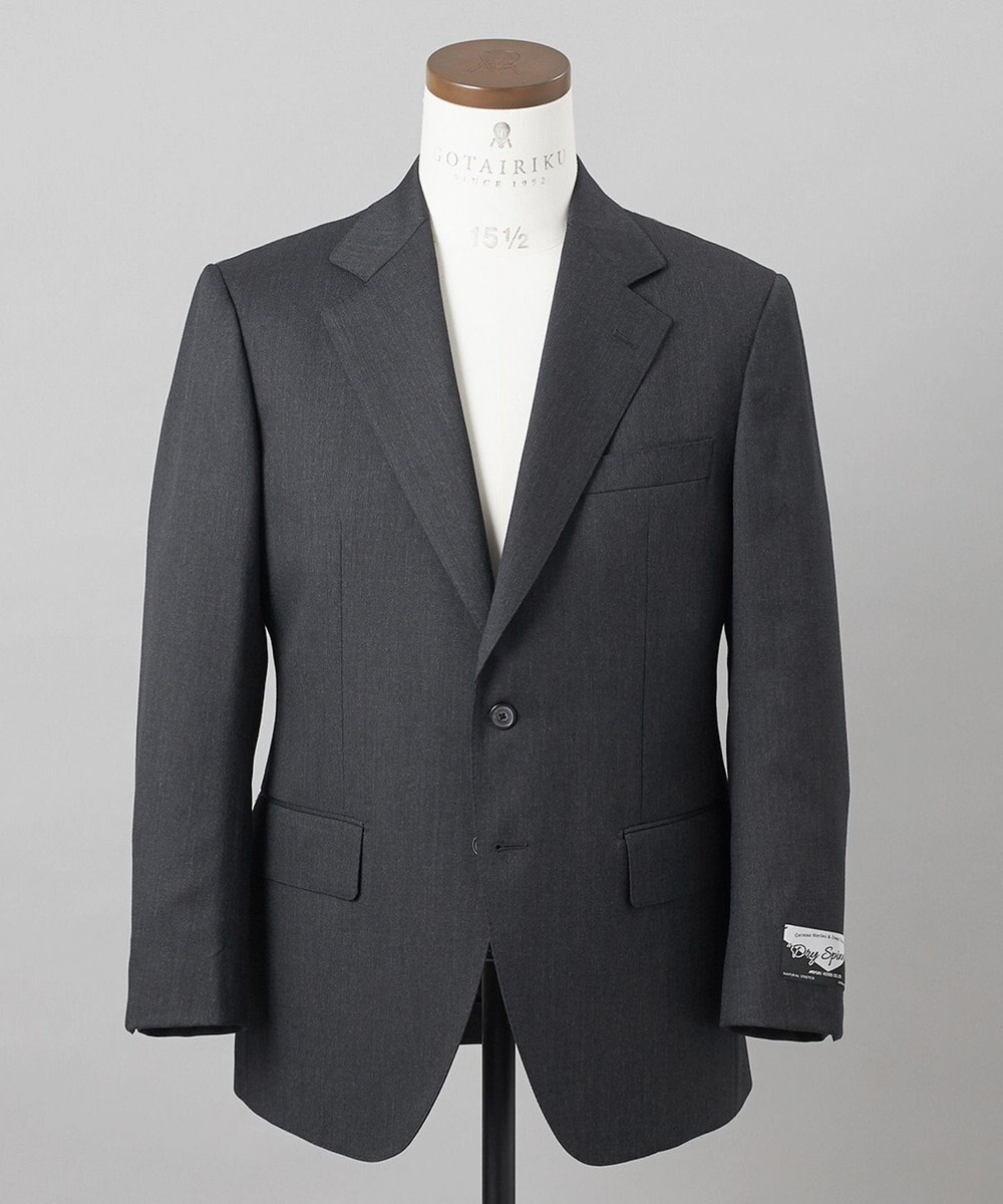 GOTAIRIKU 【御幸毛織】ドライスピナーツイルストレッチスーツ_グレー 