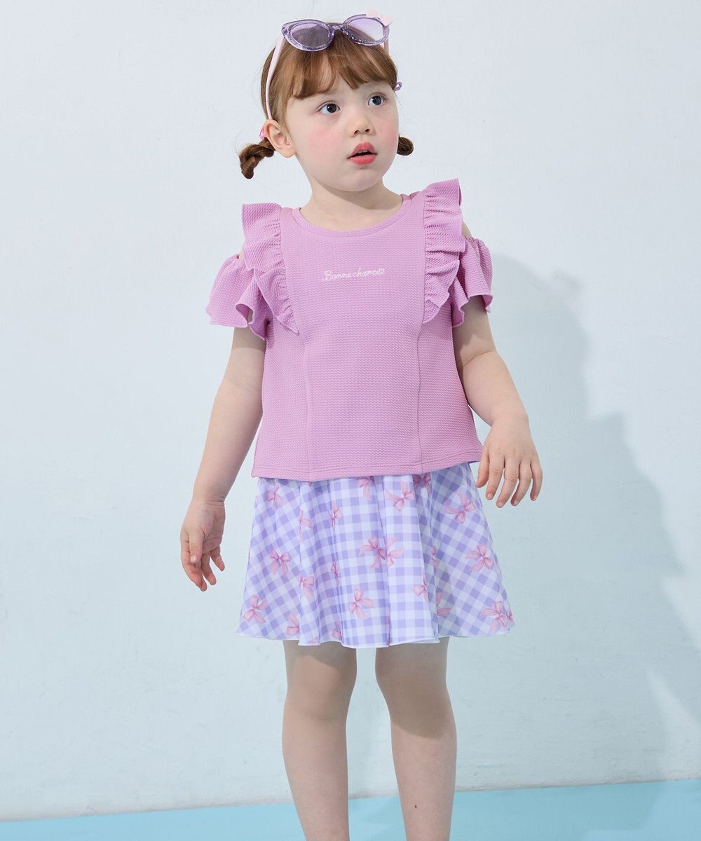 ANY KIDS 【UVカット】2WAYショルダーセパレート水着 