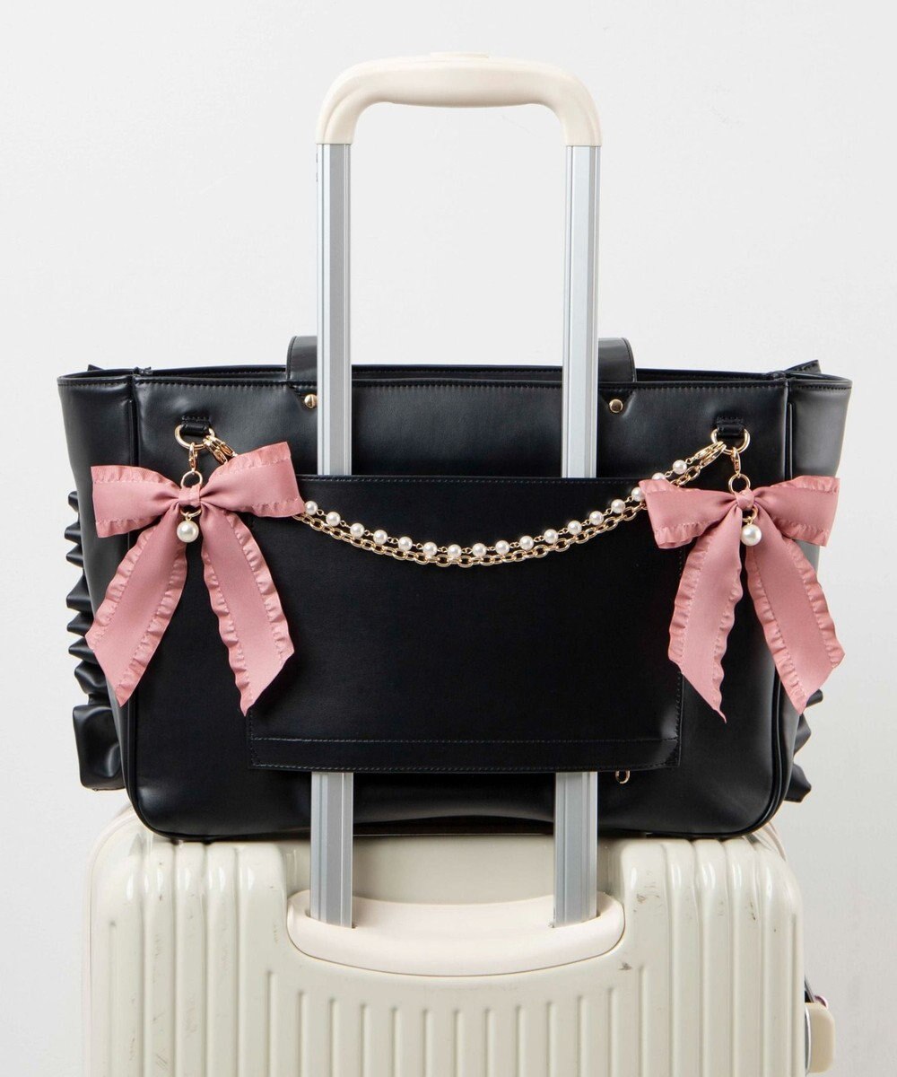 WEGO 【痛バ＆推し活グッズ】きらめきレースアップフリル痛バッグ 