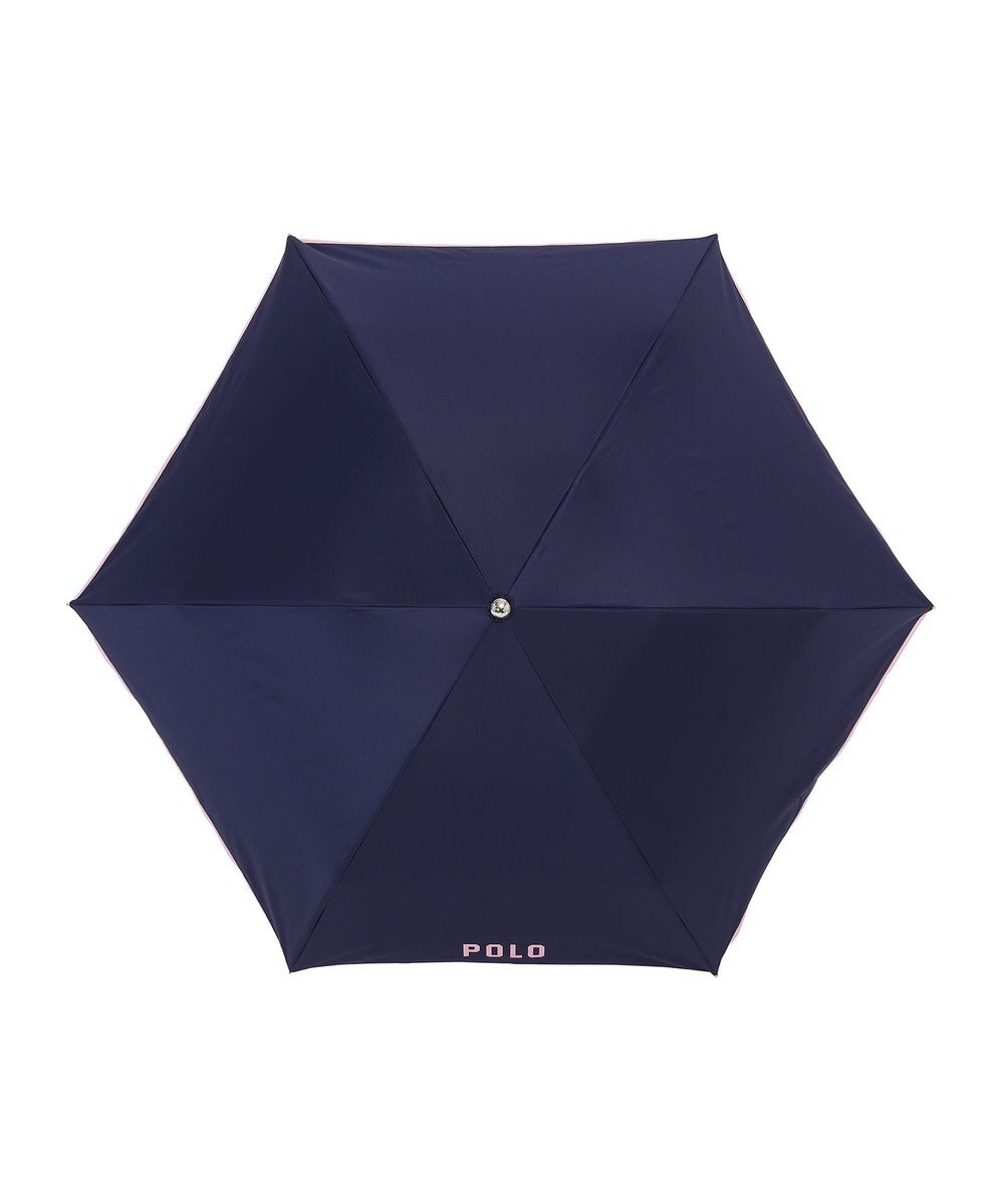 MOONBAT POLO RALPH LAUREN 晴雨兼用日傘 折りたたみ傘 ポロベアプリント／遮光 遮熱 UV 