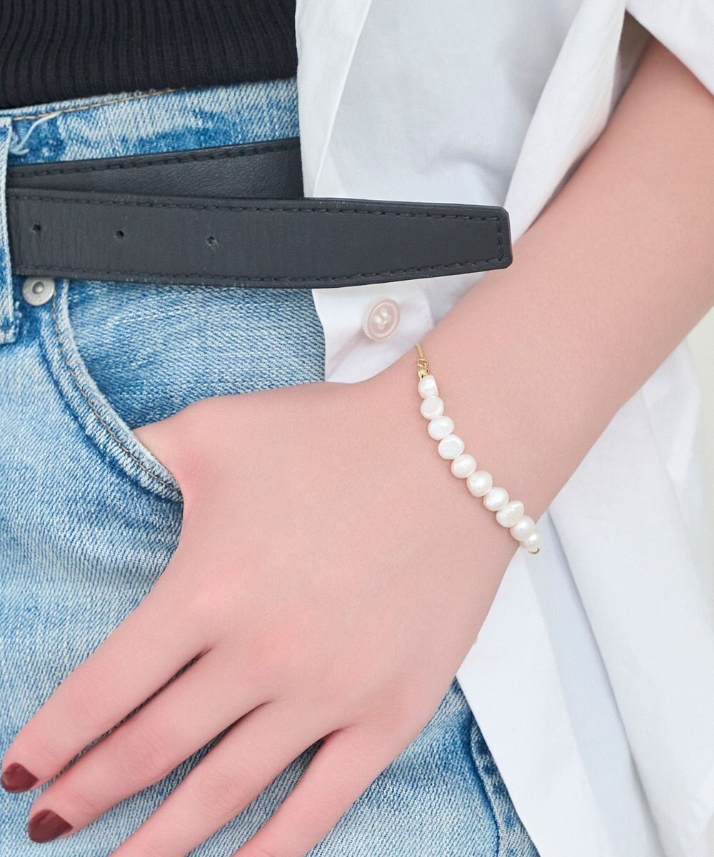 Phoebe フレッシュウォーターパールブレスレット　ゴールド/淡水パール 