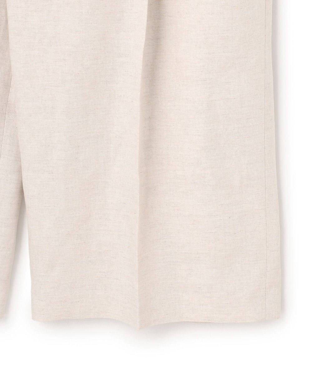 uncrave リヨセルライトリネン ワイドトラウザー 