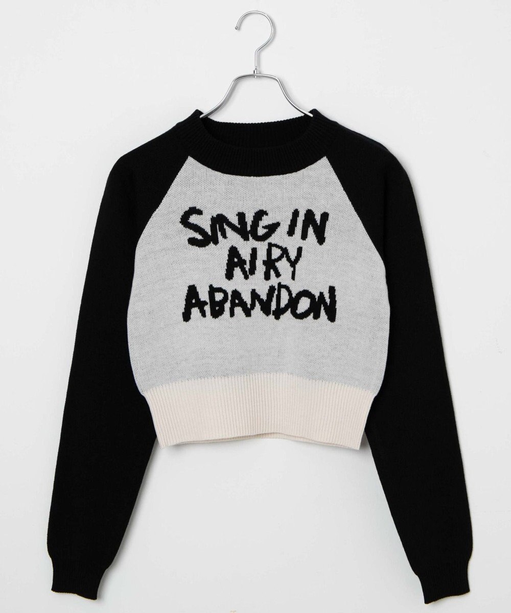 WEGO ジャガードショートニットプルオーバー 