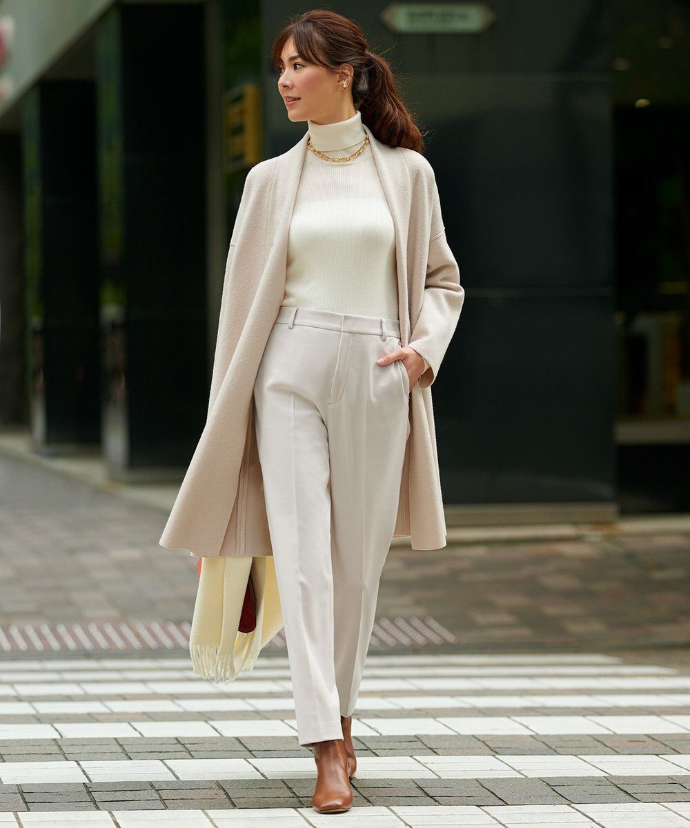 23区 【CLASSY.12月号掲載】TRストレッチギャバ テーパード パンツ 