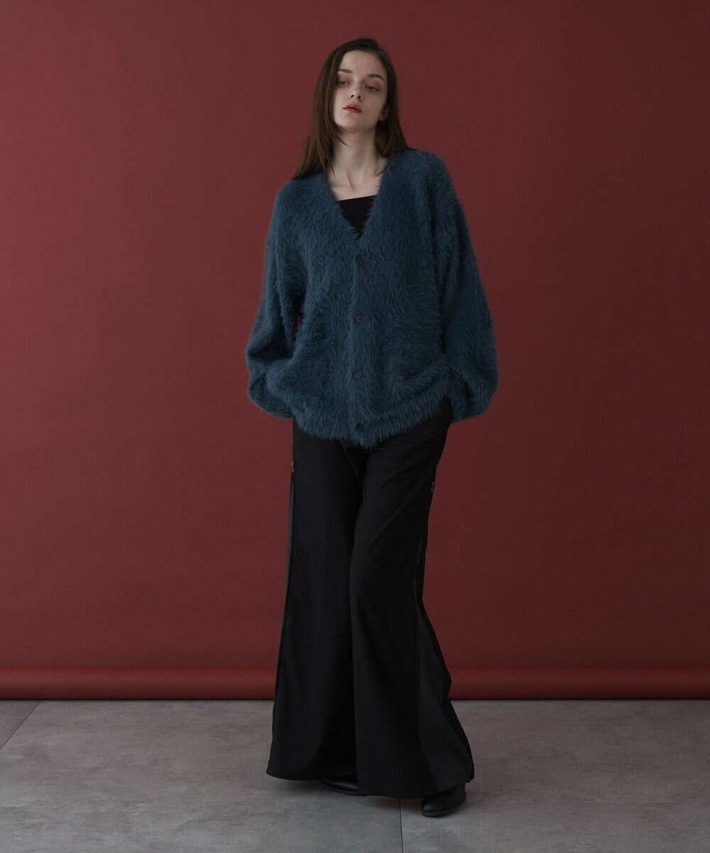 WEGO 【ユニセックス着用ITEM】サイドZIPフレアスラックス 