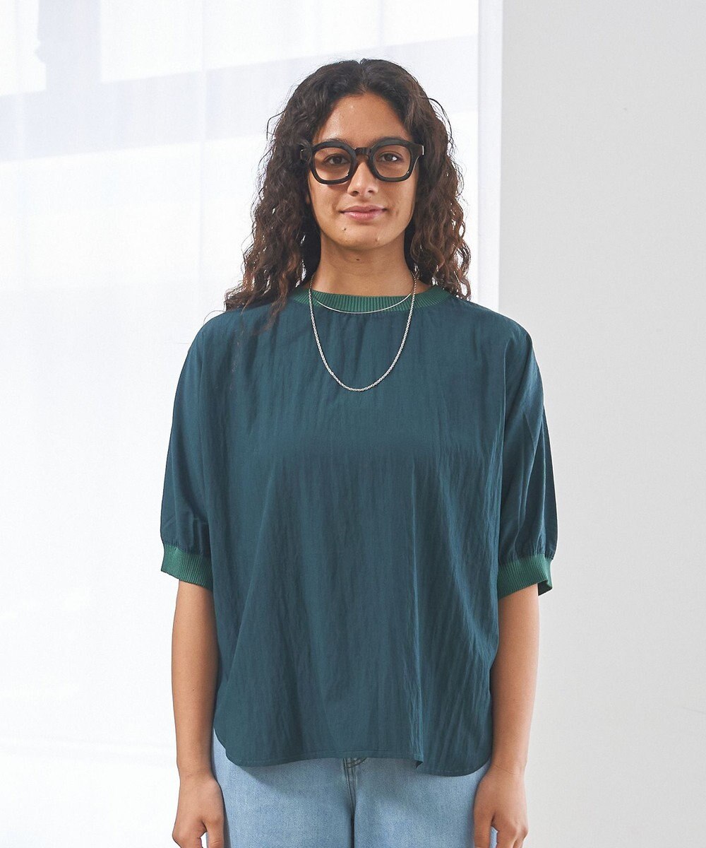 J.PRESS YORK STREET 【WOMEN】ワッシャードルマン ブラウス 