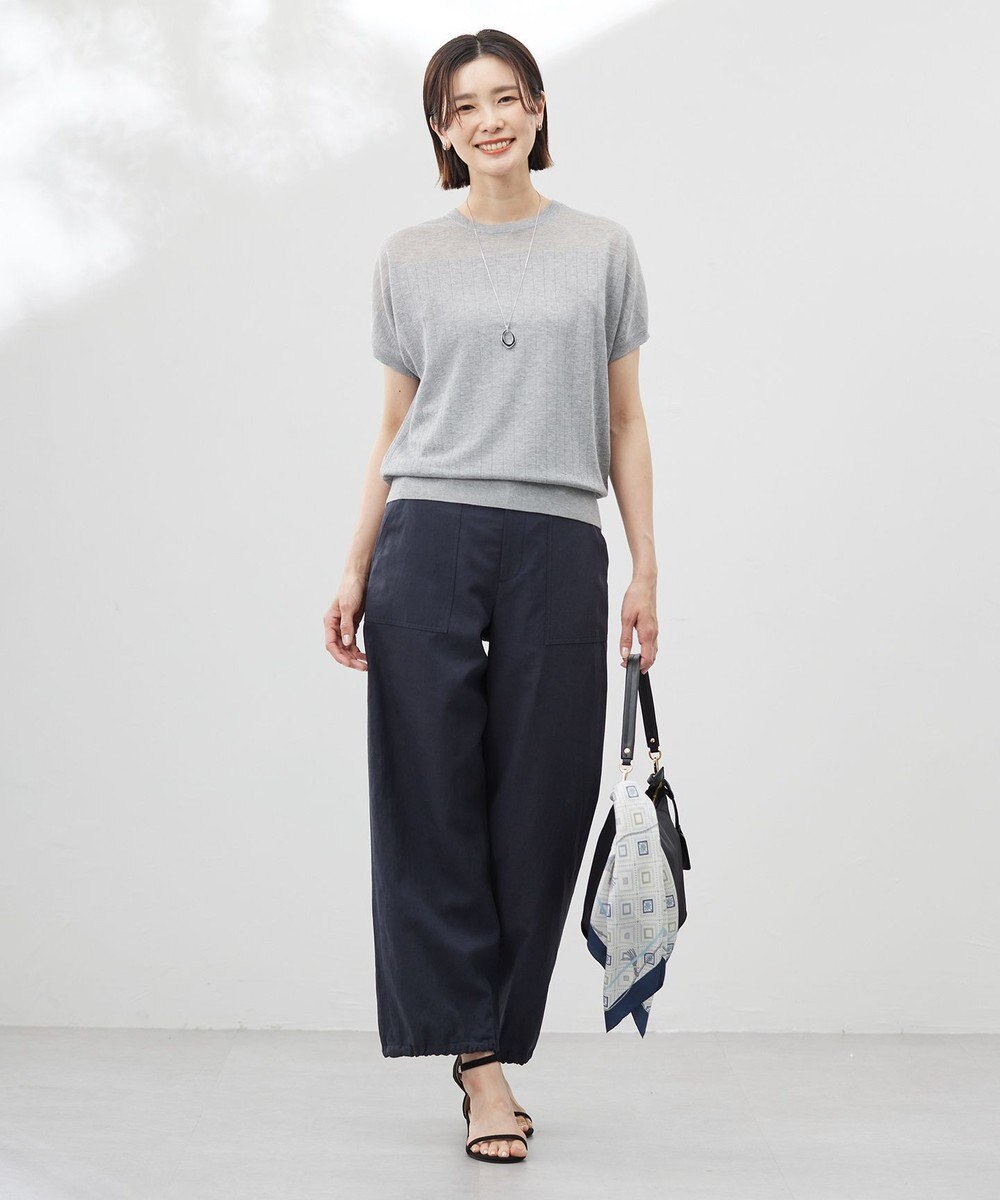 J.PRESS LADIES L 【WEB限定カラーあり・洗える】Vis/Peスパーク ストライプ ニット 