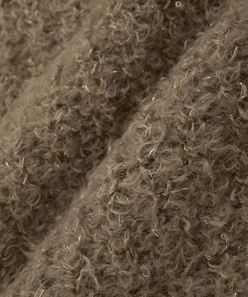 earth music&ecology スパンコールブークレカーディガン 