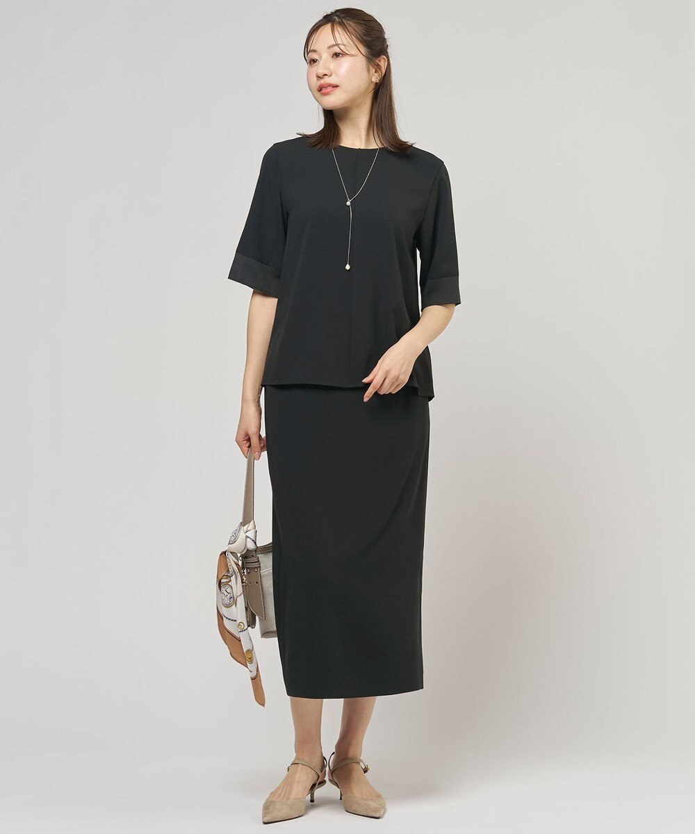 J.PRESS LADIES 【着こなしのポイントに】コットンパール ラリエット ネックレス 