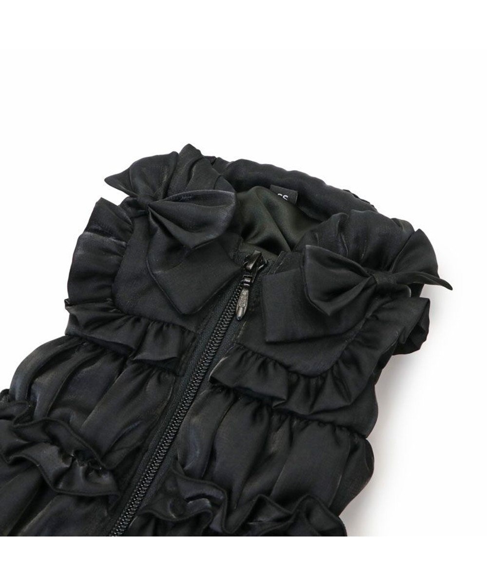 PET PARADISE cherircouture リボン ギャザーベスト 《ブラック》 小型犬 