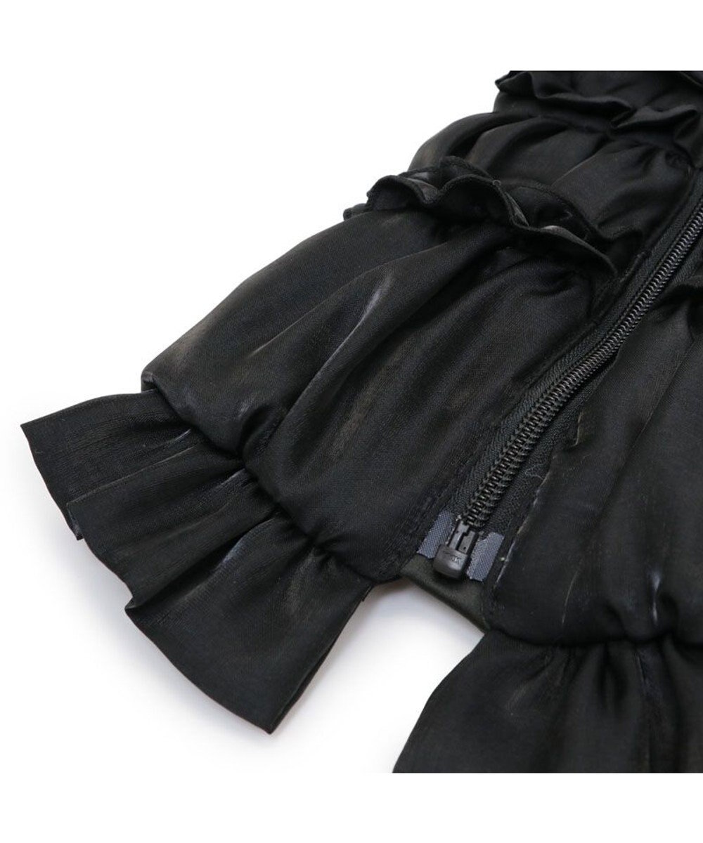 PET PARADISE cherircouture リボン ギャザーベスト 《ブラック》 小型犬 