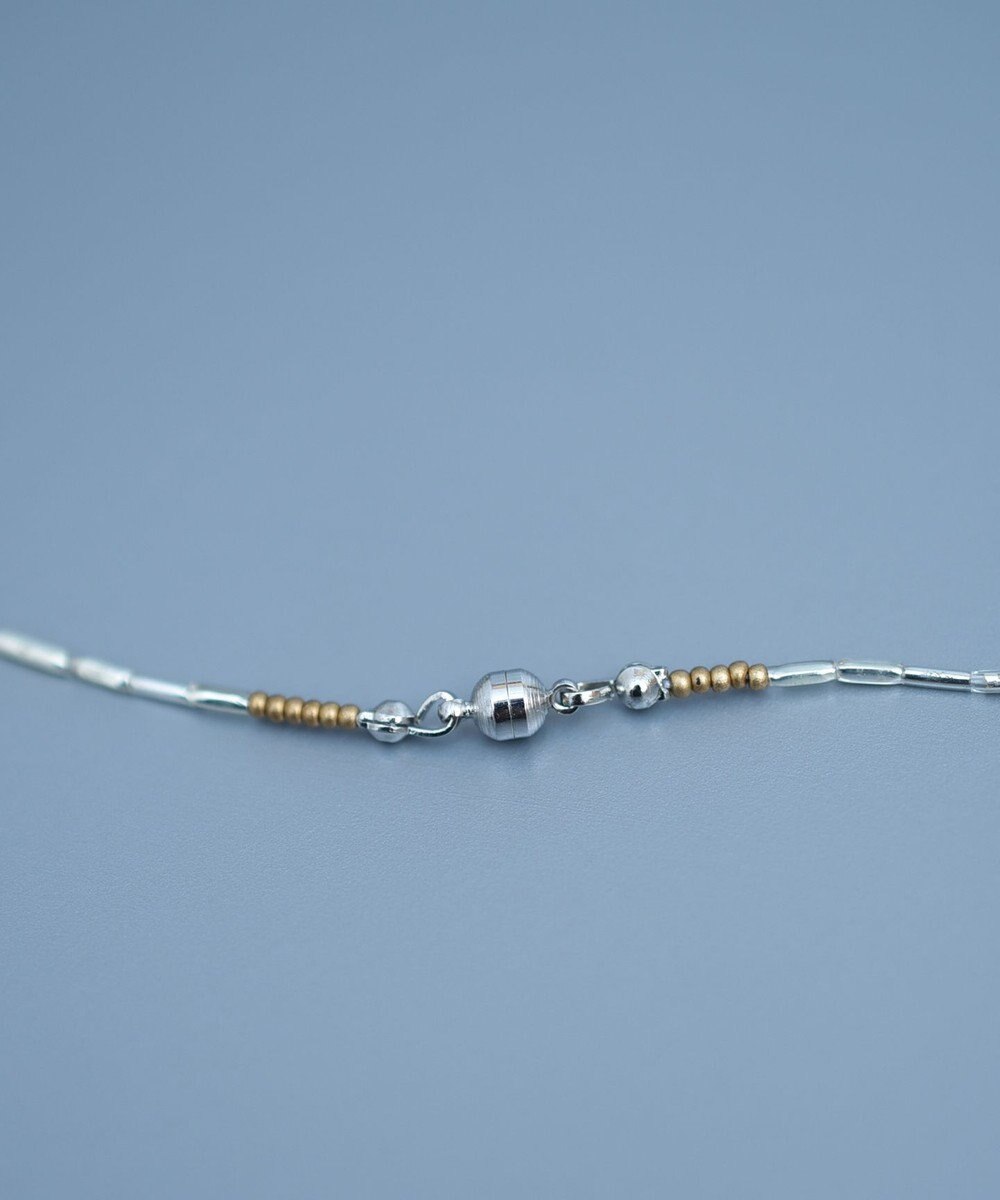 monshiro シルバーグラスネックレス(ススキネックレス) 