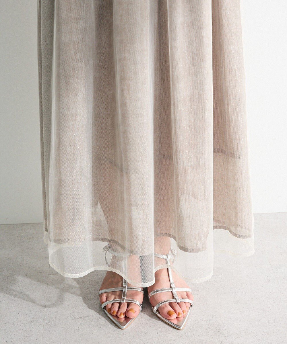 Green Parks SET2点マーブル柄＋チュールスカート 