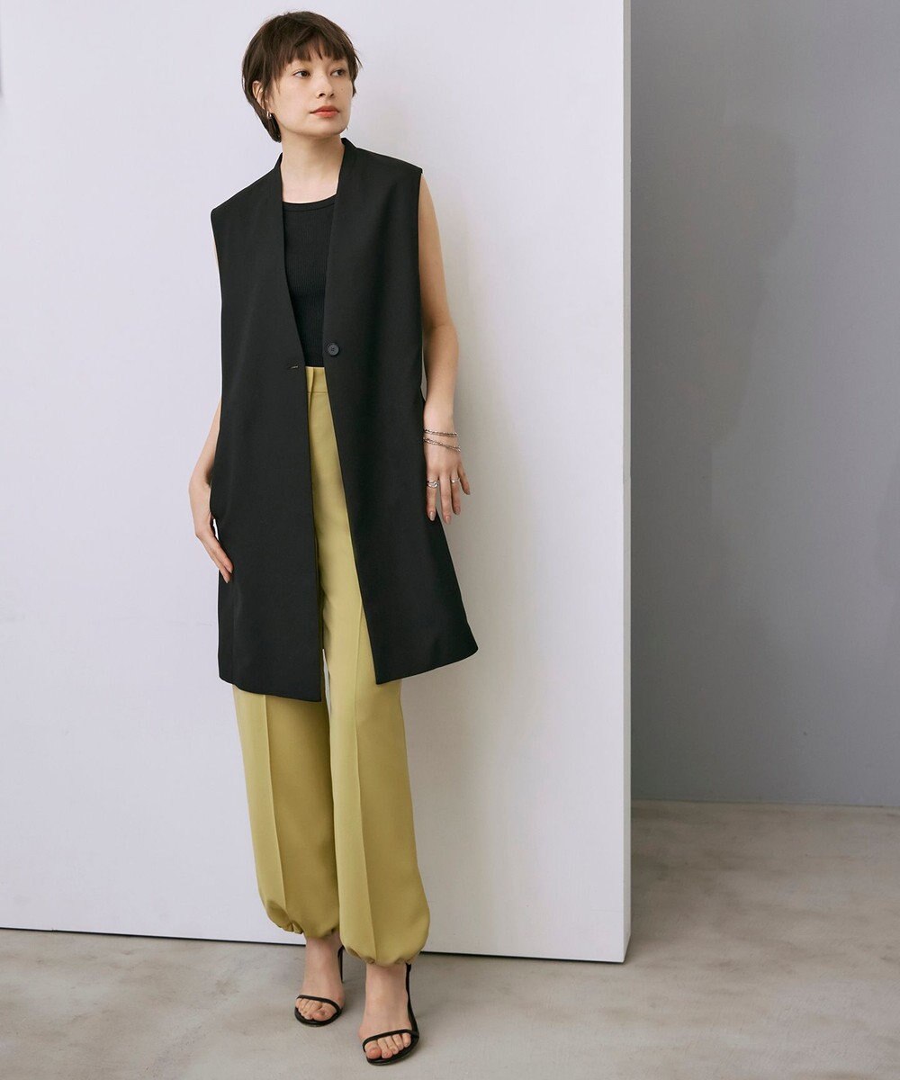 ICB 【洗える】オーガニックリブタンク カットソー 