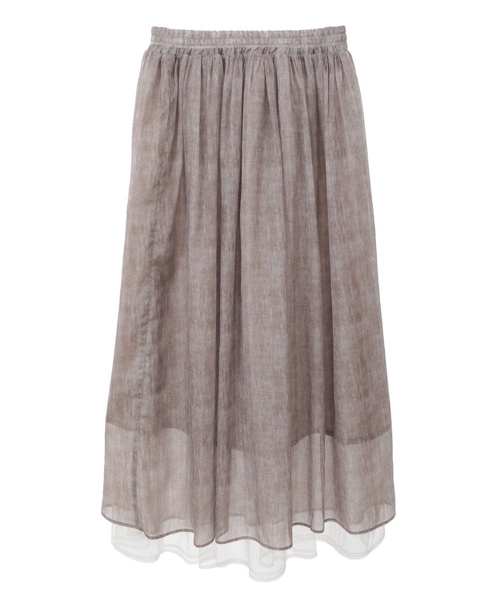 Green Parks SET2点マーブル柄＋チュールスカート 