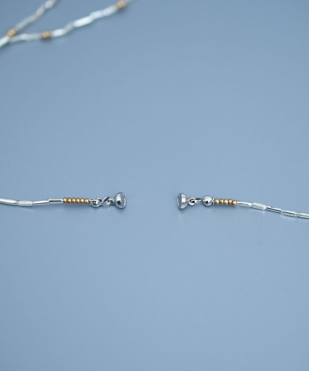 monshiro シルバーグラスネックレス(ススキネックレス) 