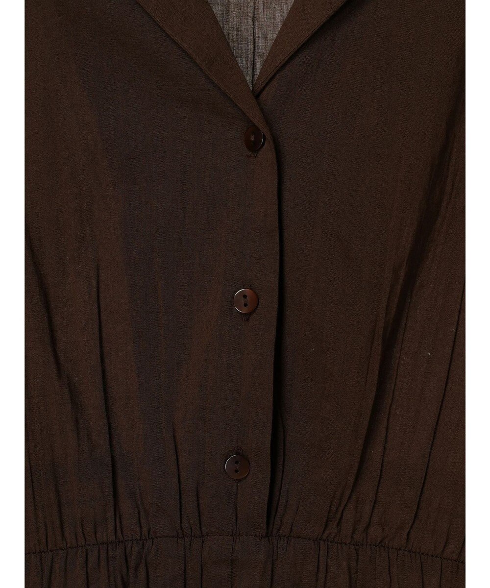 CRAFT STANDARD BOUTIQUE インド綿オープンカラーワンピース 