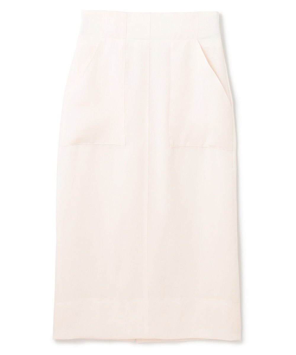 BEIGE， 【洗える】BERNARD / リネンアウトポケットハイウエストスカート 