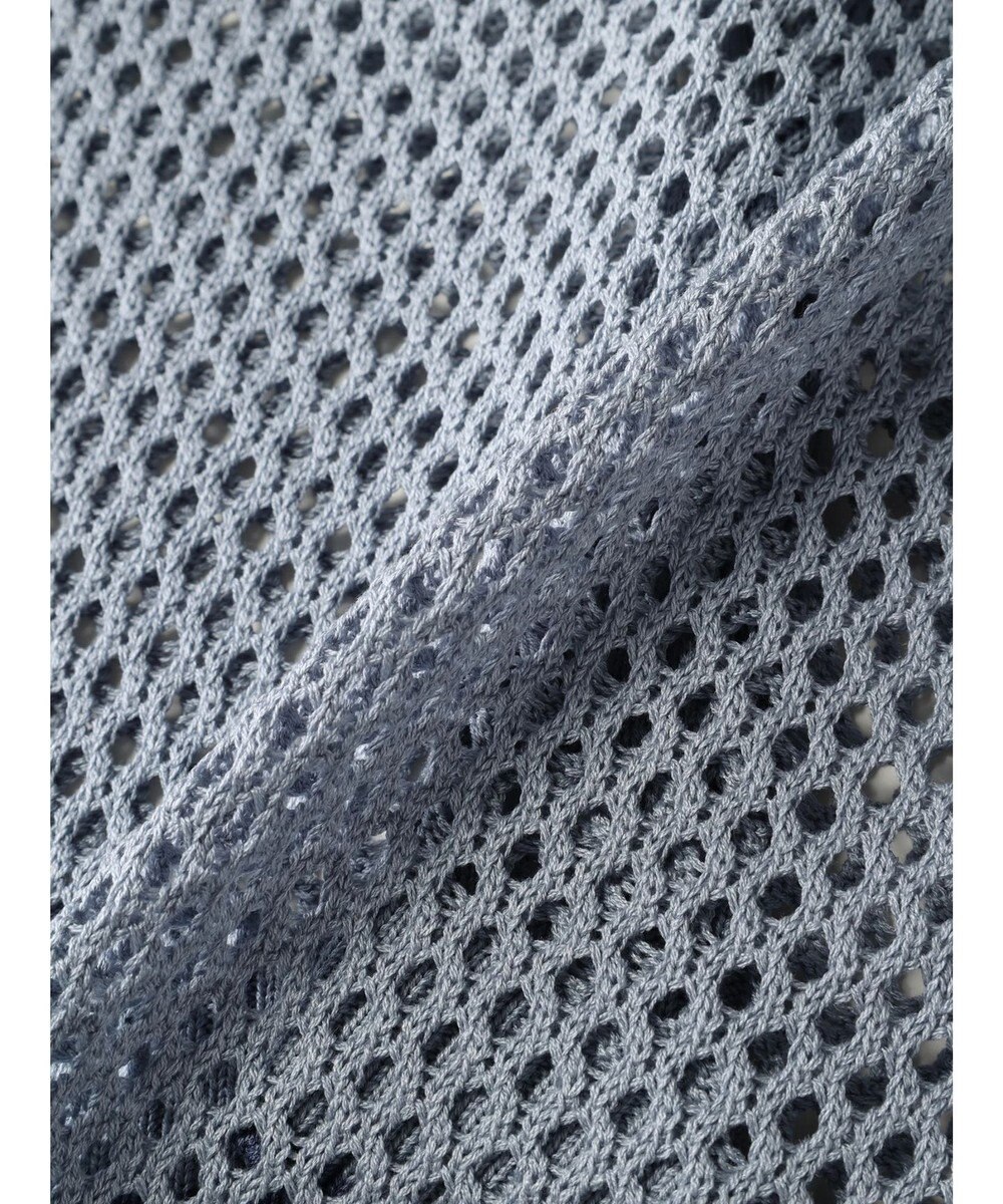 CRAFT STANDARD BOUTIQUE 配色メッシュニットカーディガン 