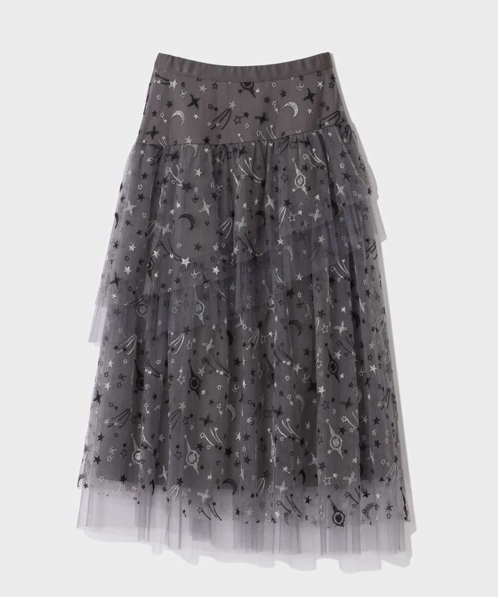 GRACE CONTINENTAL スペースembチュールスカート 