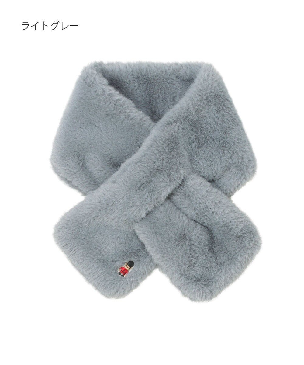 MOONBAT MACKINTOSH PHILOSOPHY(マッキントッシュ フィロソフィー）バッキンガムベア フェイクファー プチマフラー 