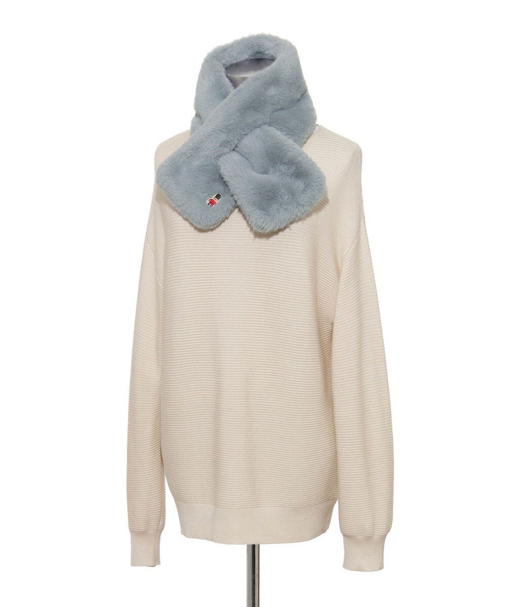 MOONBAT MACKINTOSH PHILOSOPHY(マッキントッシュ フィロソフィー）バッキンガムベア フェイクファー プチマフラー 