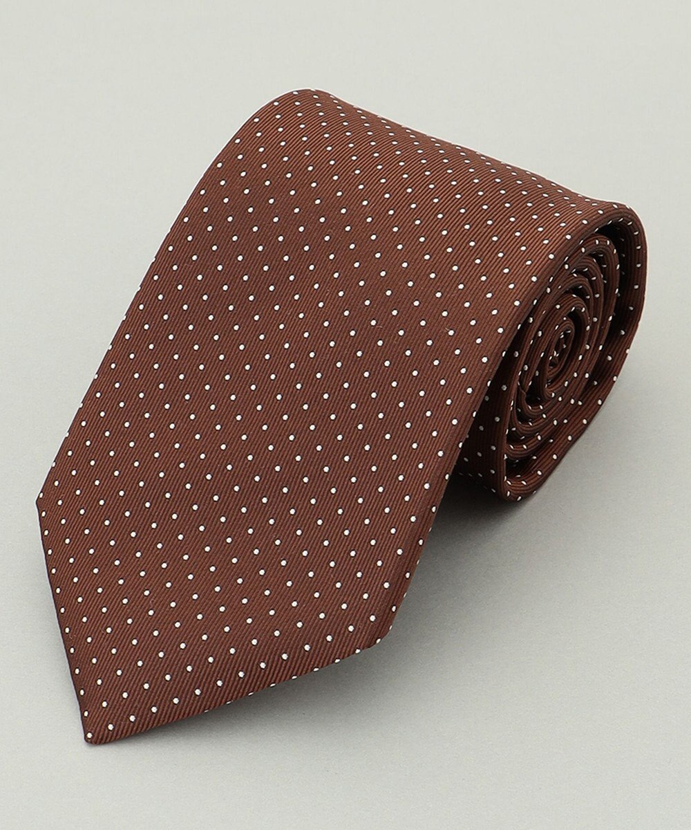 GOTAIRIKU 定番【日本製】シルク ネクタイ_ピンドット 