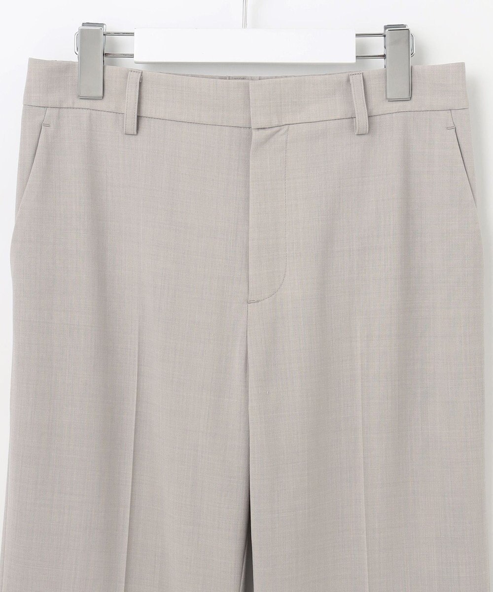 自由区 【セットアップ対応・洗える】ウールブレンドセットアップ パンツ 