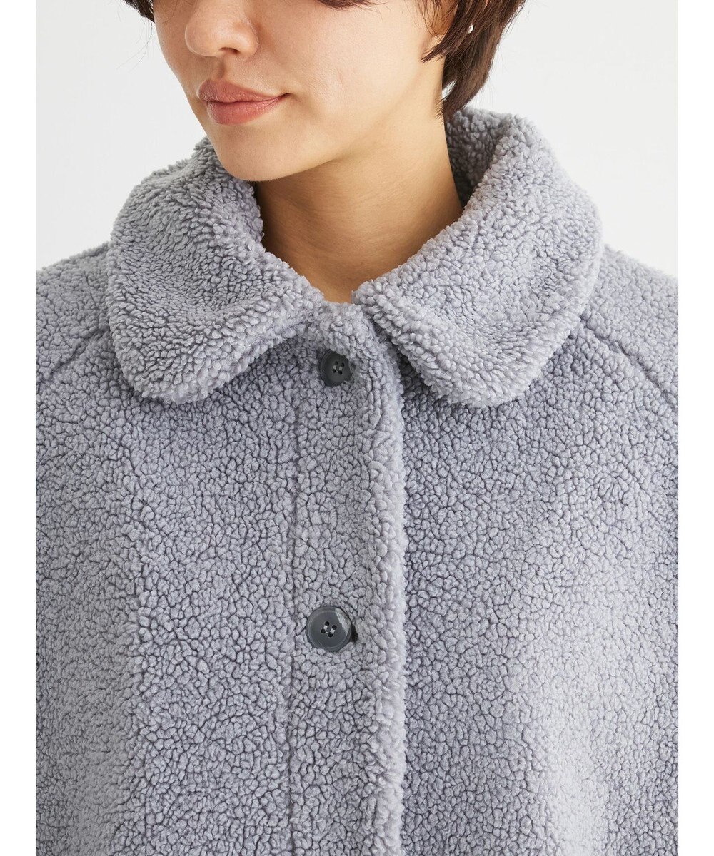 Green Parks 衿付きボアブルゾン 