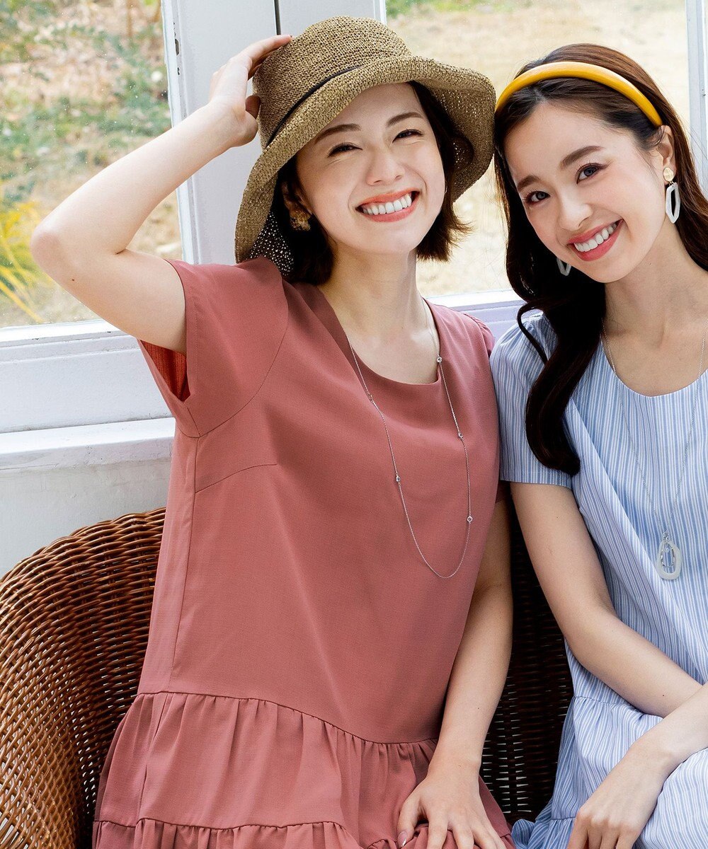 Tiaclasse ナチュラルな風合いのアンダリミックスクロシェハット 