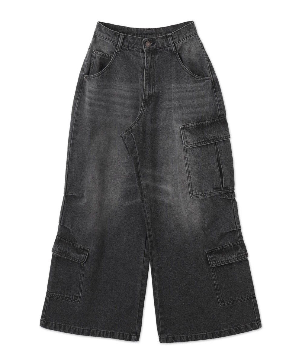 WEGO ヴィンテージウォッシュバギーカーゴパンツ 