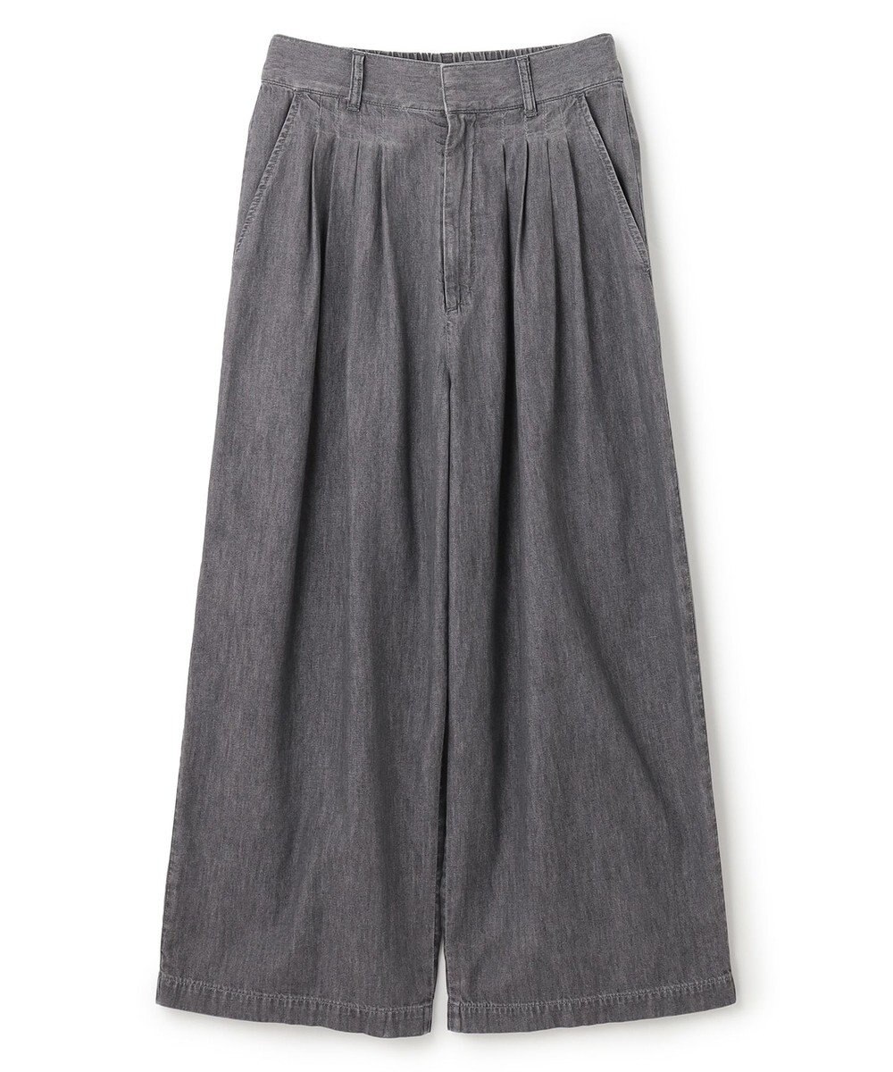 uncrave ライトデニム ワイドパンツ 