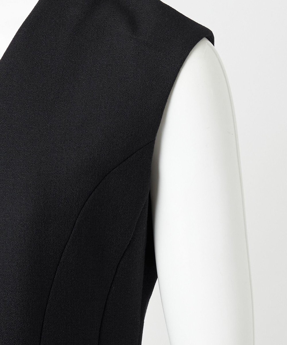 23区 S 【エステータ】ウールダブルジョーゼット ドレス 