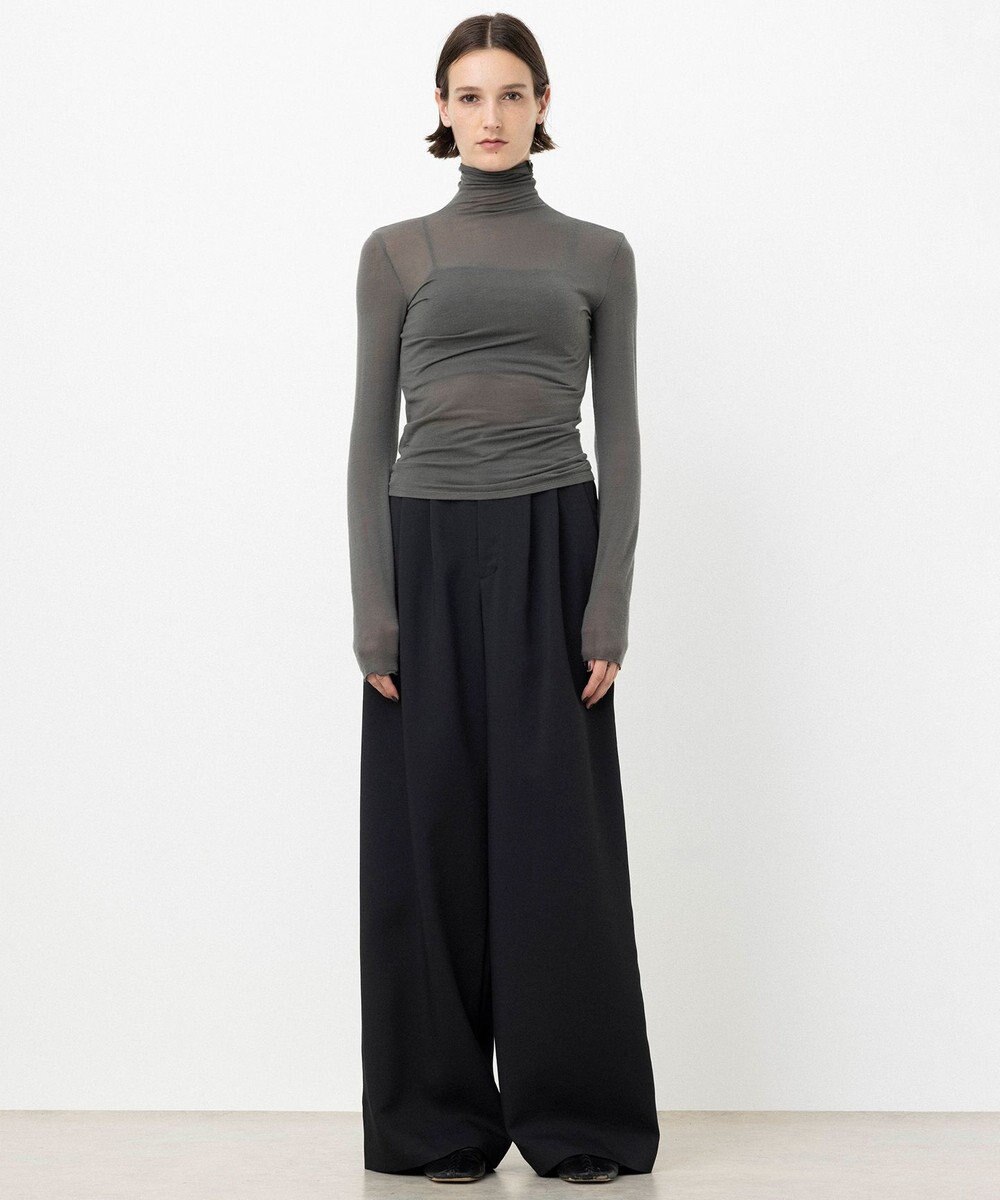 NAVE 【ReNAVE・洗える】シルク混シアータートル 