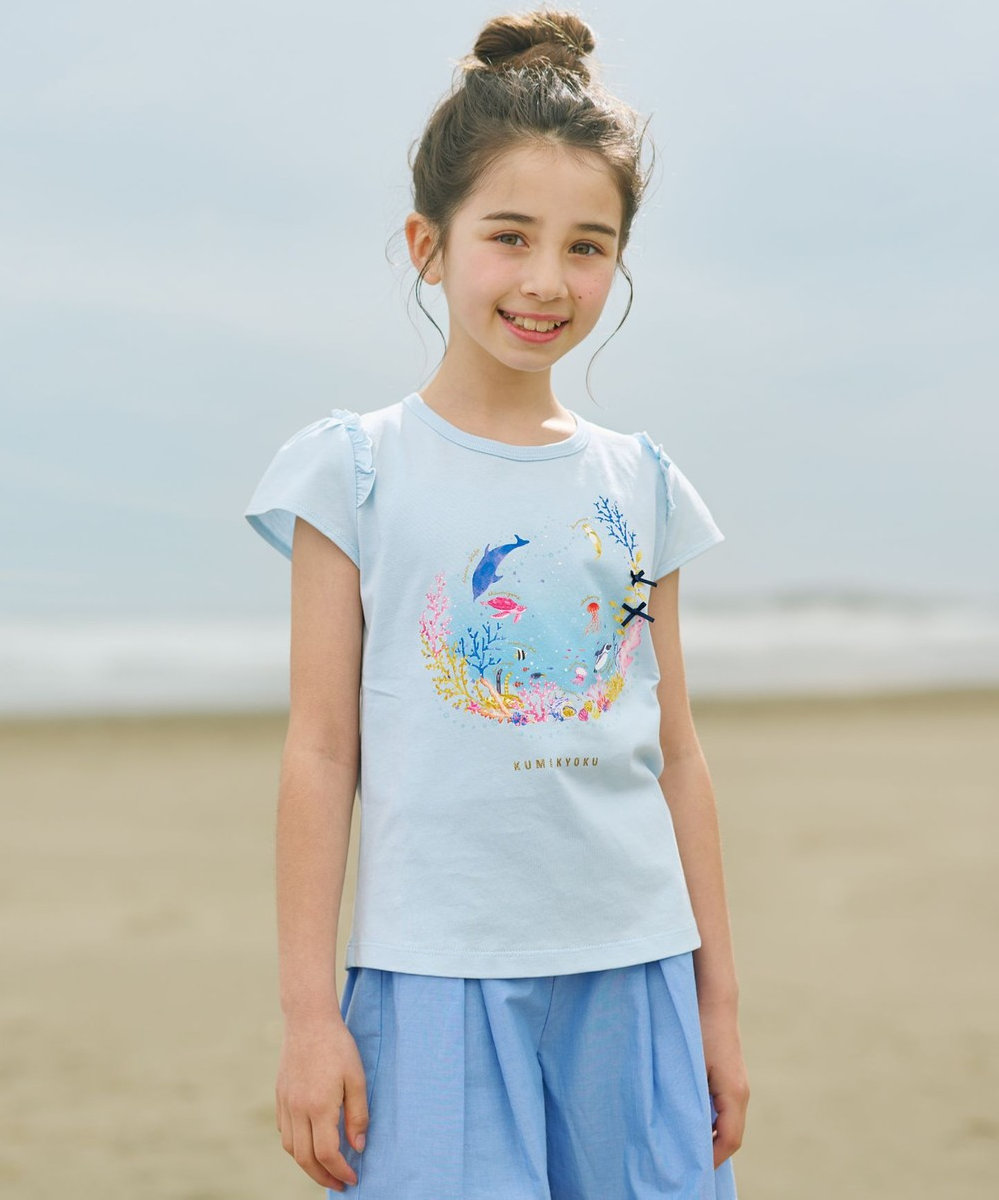 組曲 KIDS 【150-160cm】ENOSUI Dream Tシャツ サックスブルー系