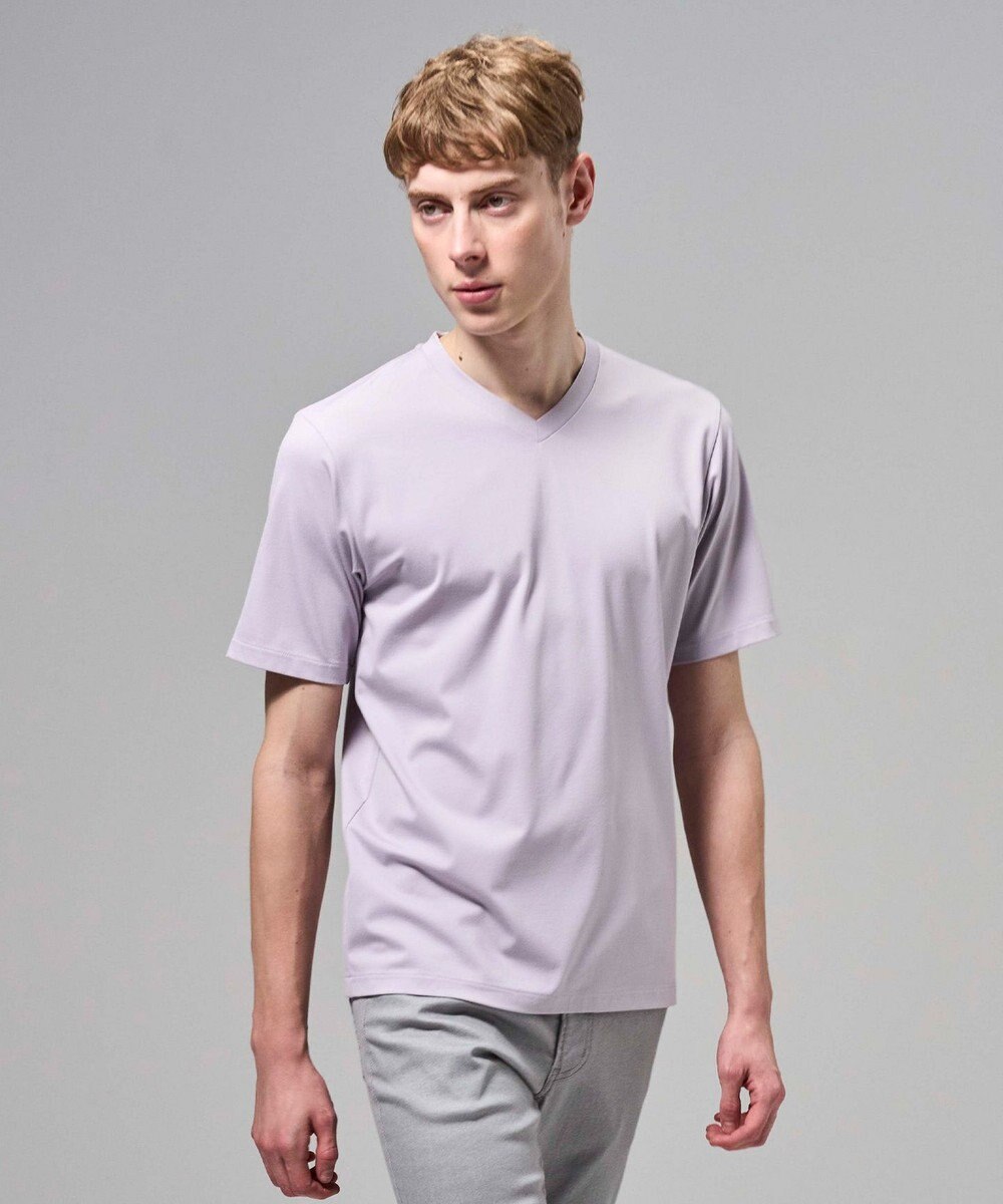 JOSEPH HOMME 【新色追加】ハイゲージベアスムース　VネックＴシャツ 