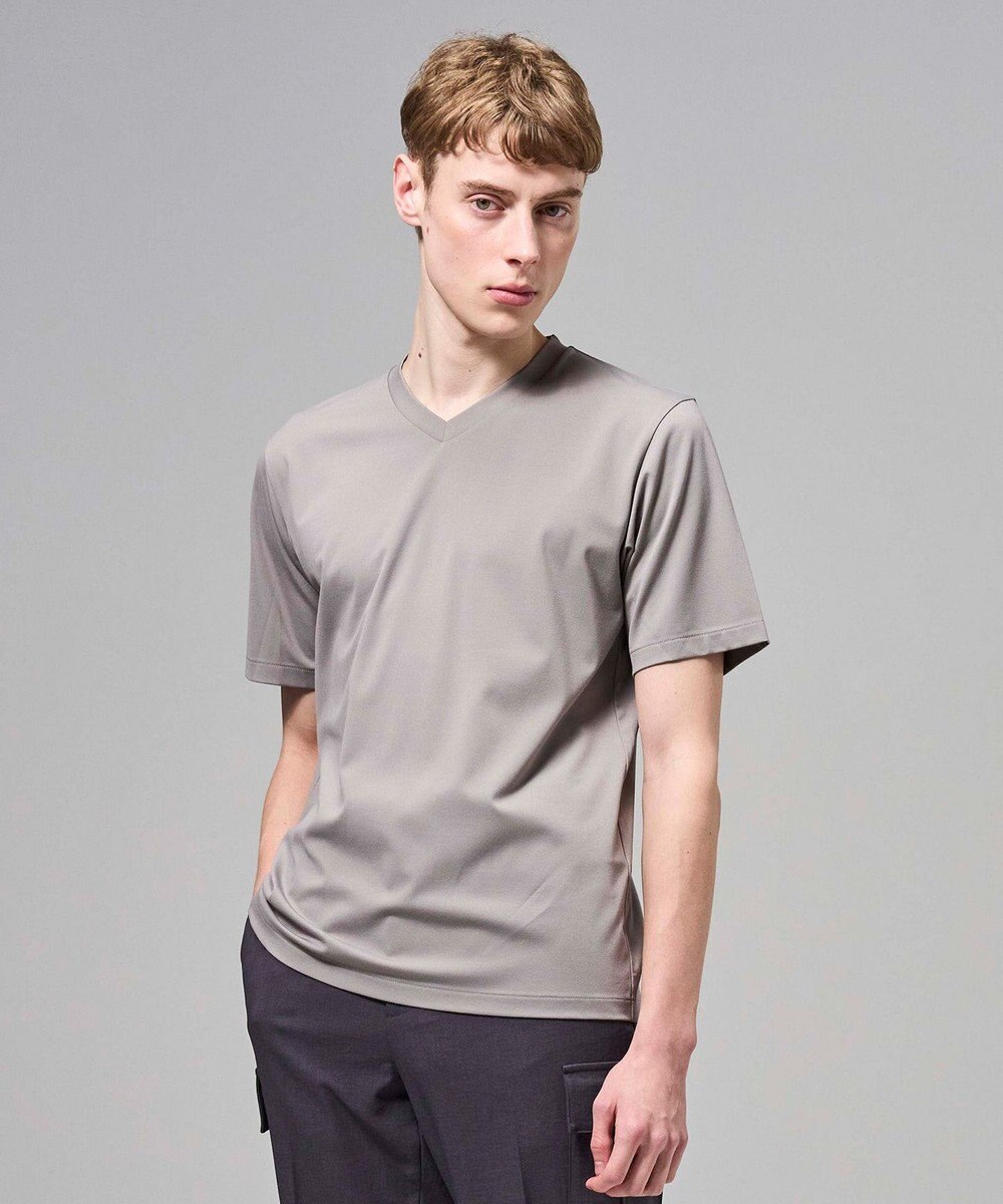 JOSEPH HOMME 【新色追加】ハイゲージベアスムース　VネックＴシャツ 