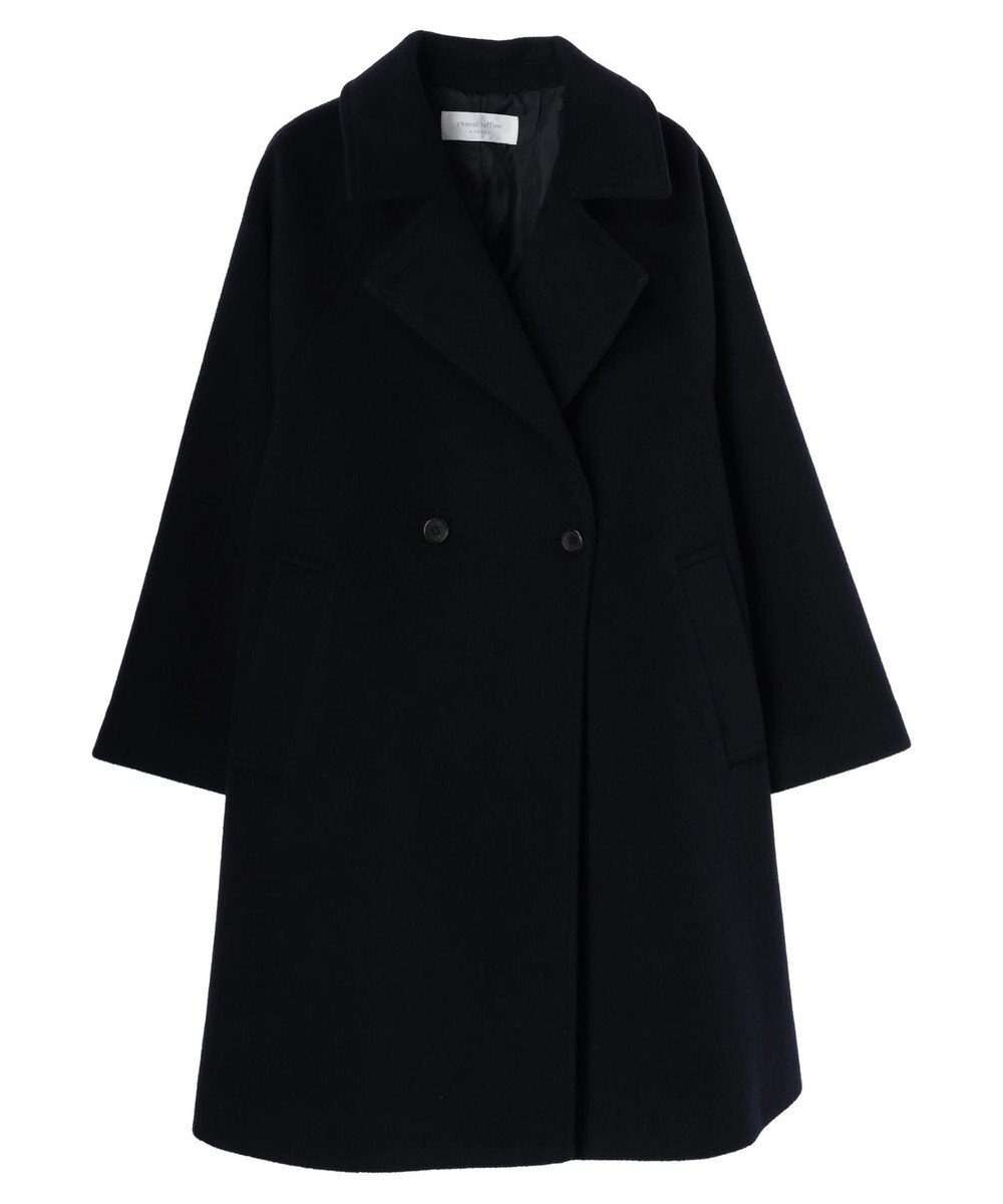 Green Parks ビーバー調テーラードカラーコート 