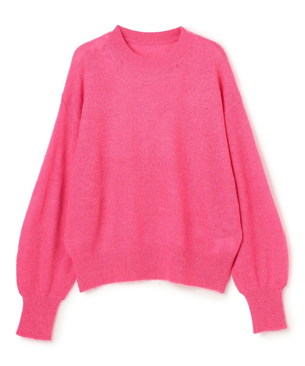 UNFILO シアーアルパカ ボリュームスリーブ ニット 